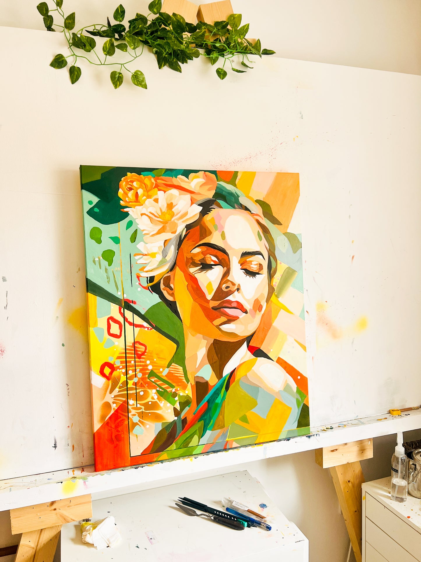 Echoes of Her Presence Original Painting