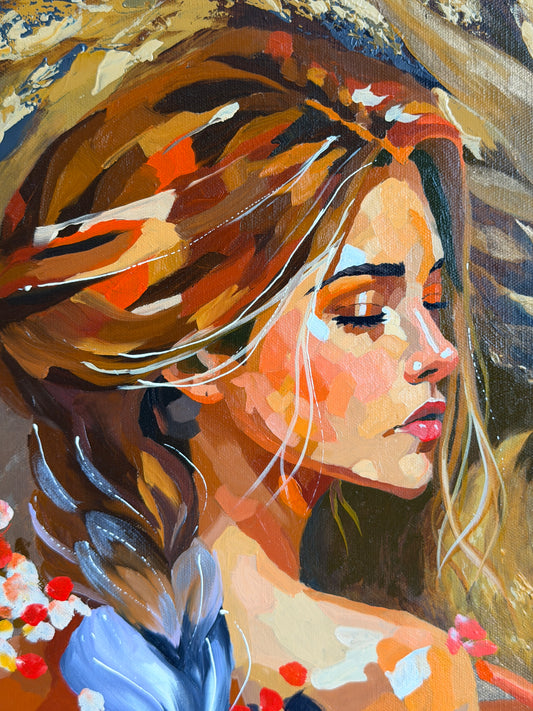 Heart of Gold Original Painting