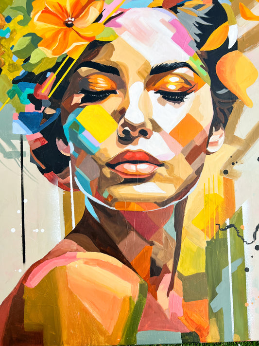 Dancing With Sunshine Original Painting