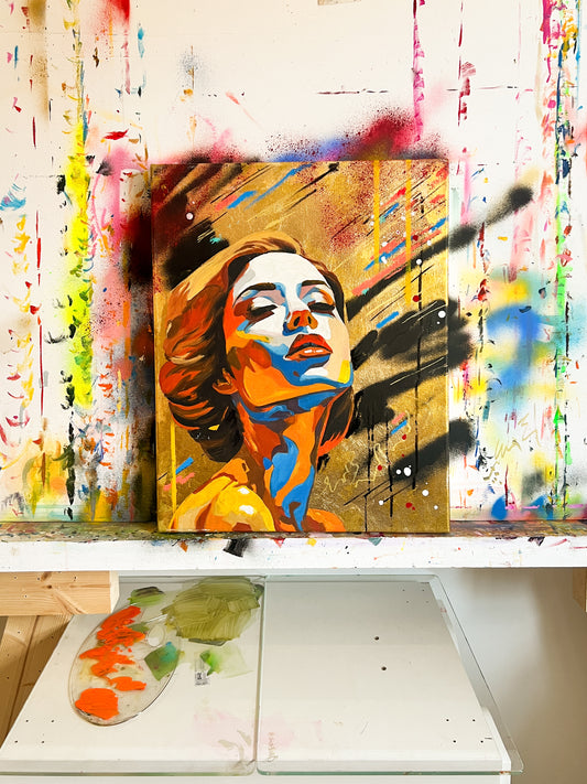 Rising Aurum Original Painting