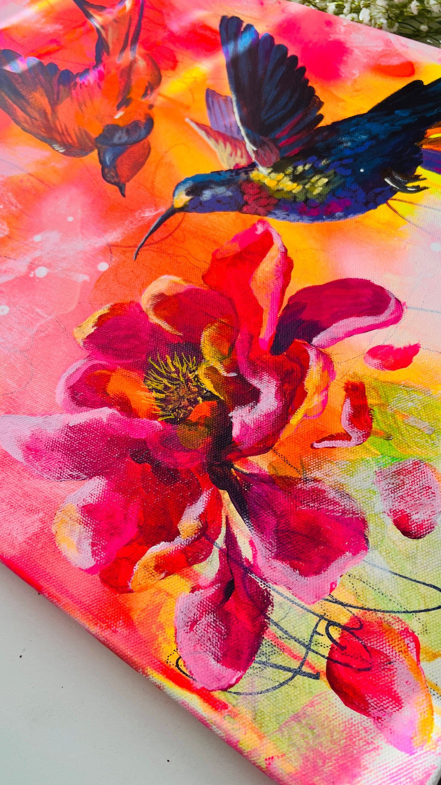 Neon Nectar Original Painting