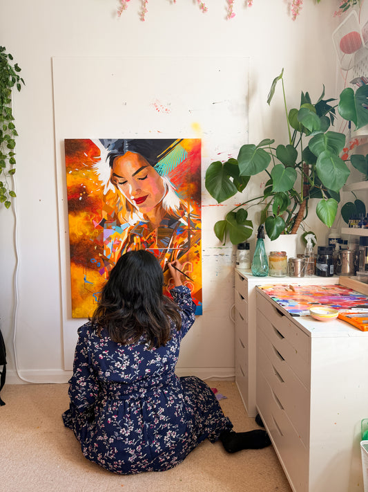 A Vivid Warmth Original Painting
