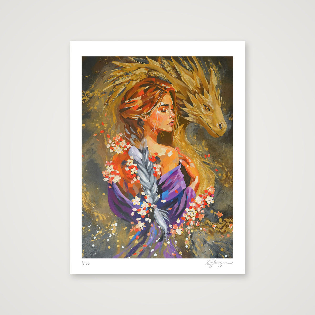 Heart of Gold — 16×21" Print only