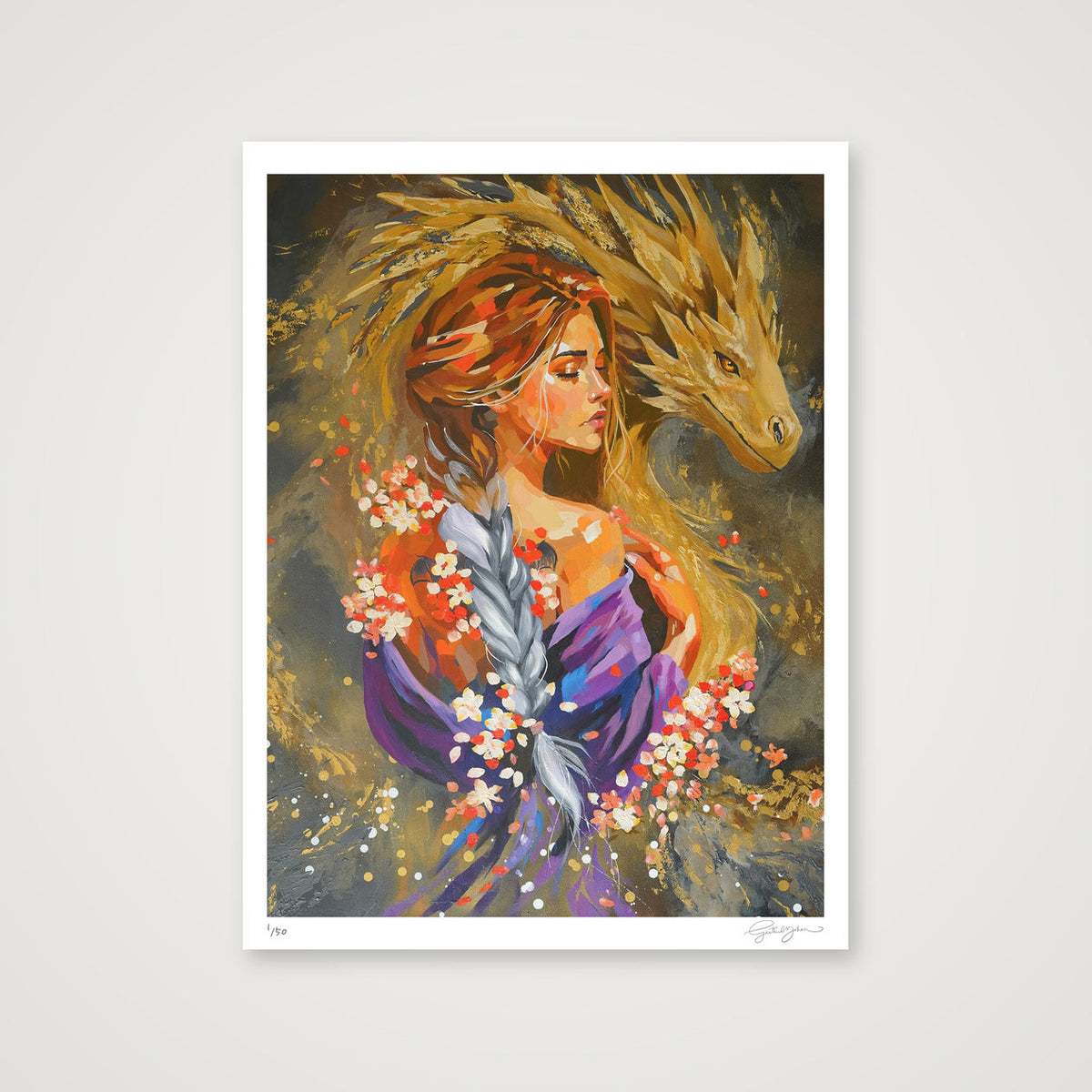 Heart of Gold — 24×31" Print only