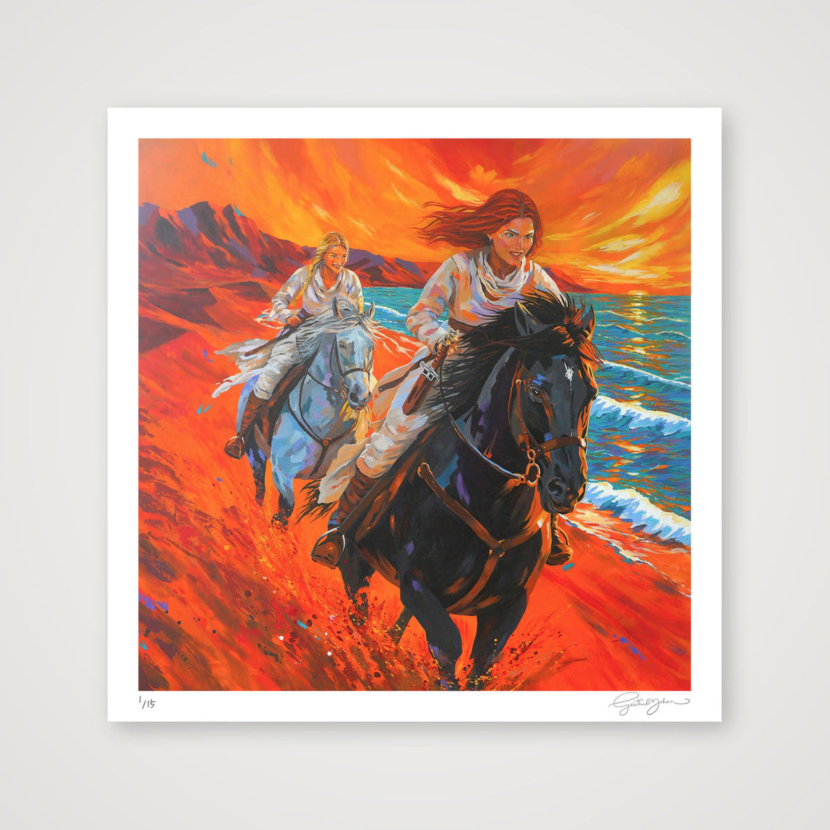 Live A Little — 20×20" Print only