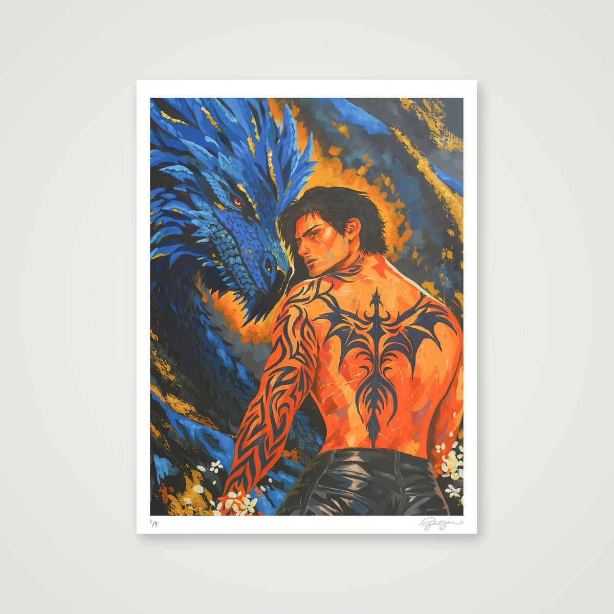 Heart of Shadows — 24×31" Print only