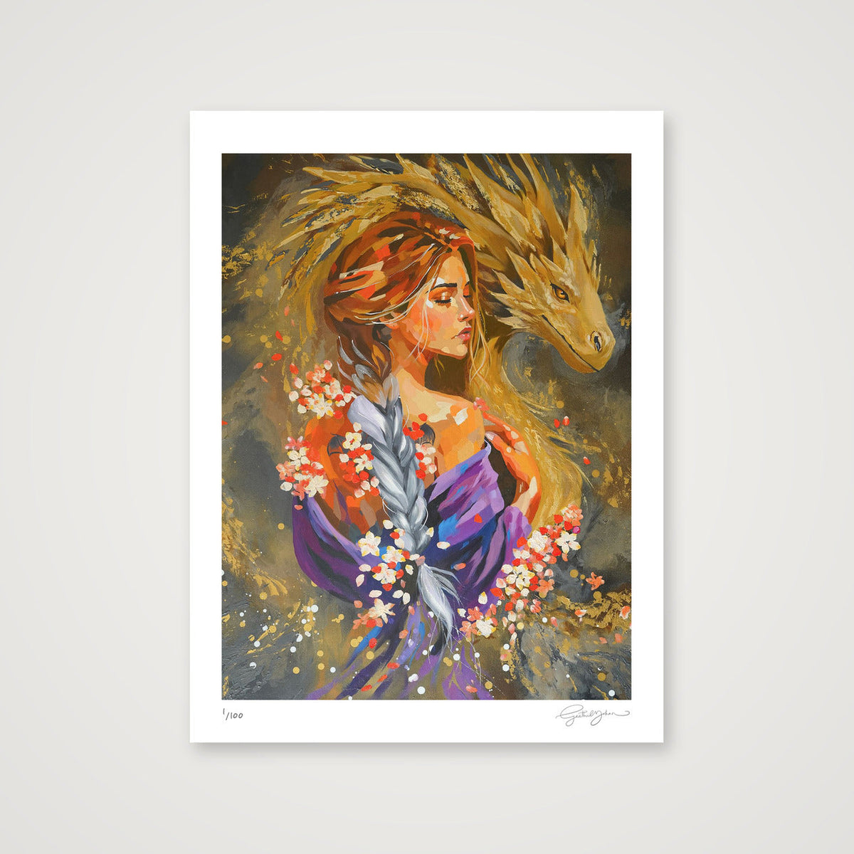 Heart of Gold — 12×16" Print only