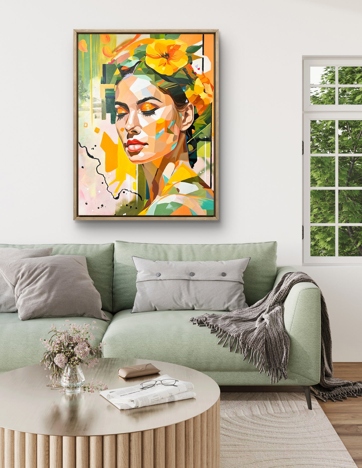 Embracing the Sunshine Canvas Print
