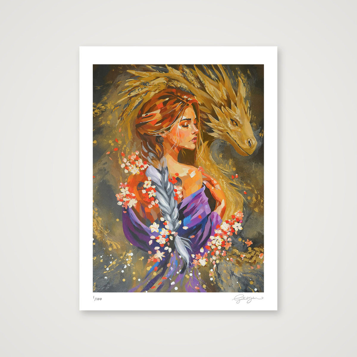 Heart of Gold — 11×15" Print only
