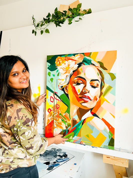 Echoes of Her Presence Original Painting