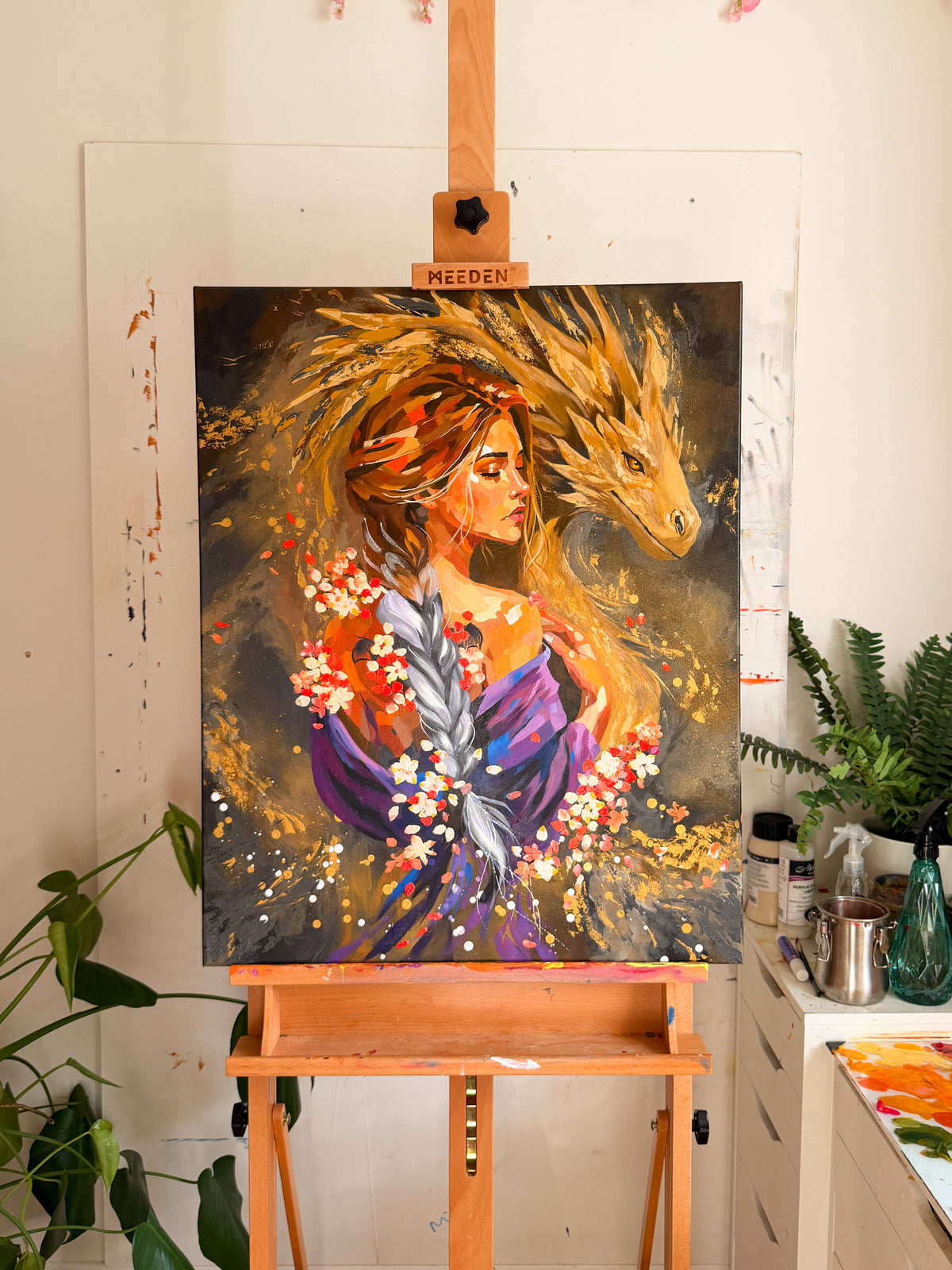 Heart of Gold Original Painting