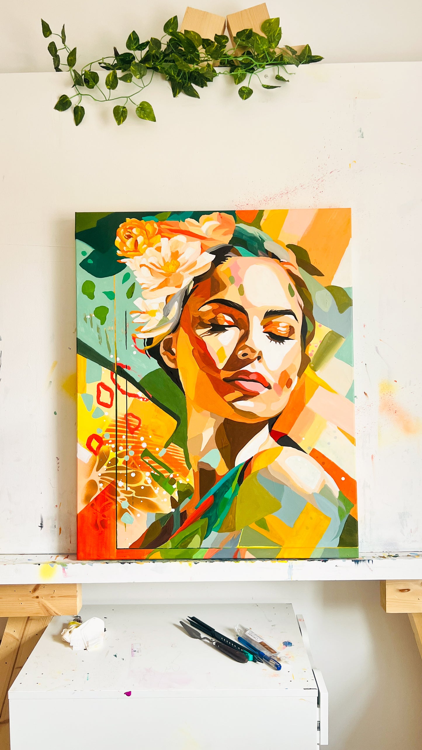 Echoes of Her Presence Original Painting