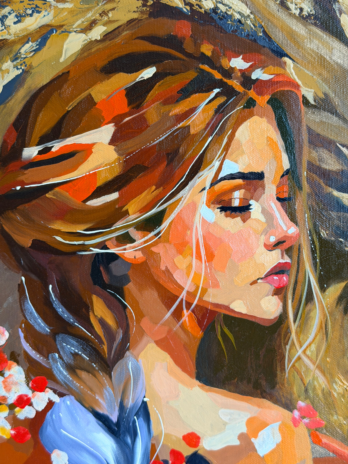 Heart of Gold Original Painting
