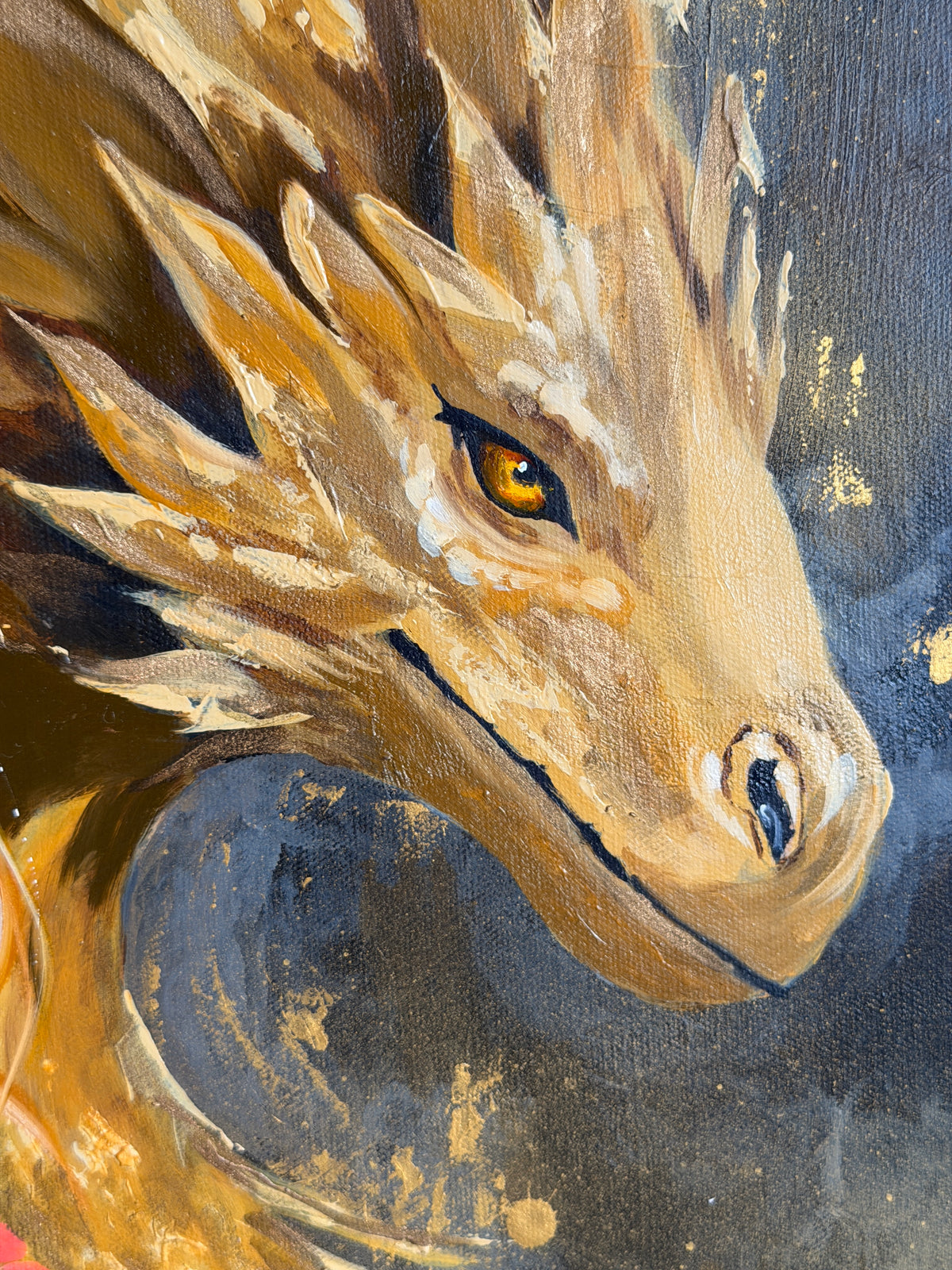 Heart of Gold Original Painting