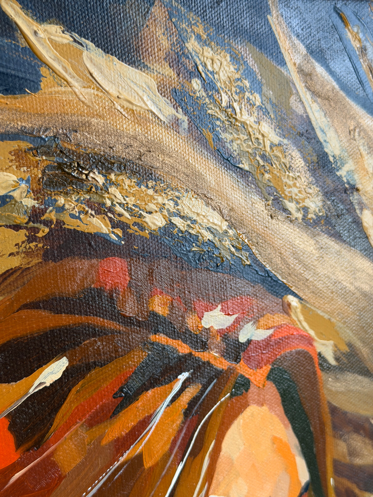 Heart of Gold Original Painting