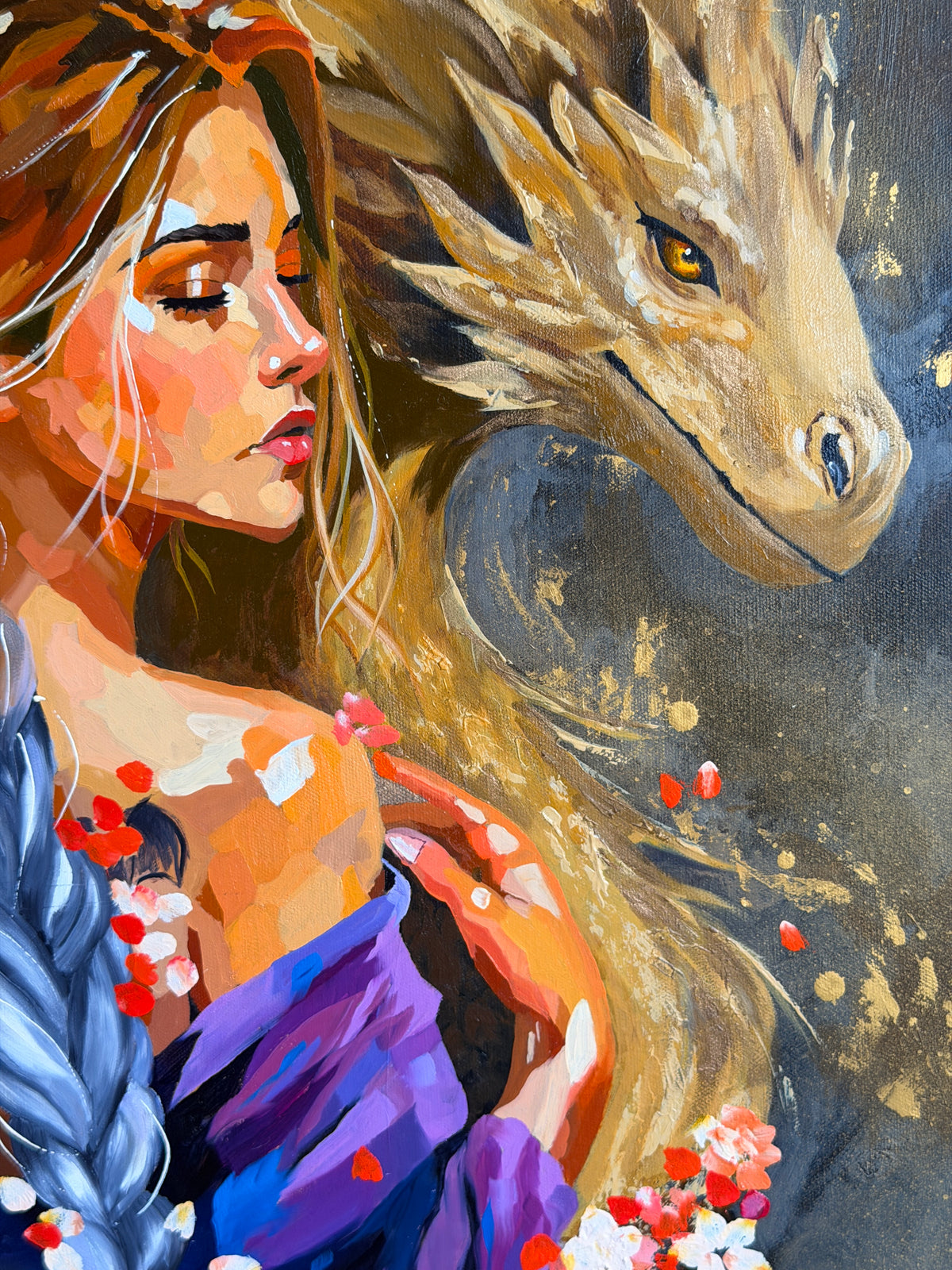 Heart of Gold Original Painting