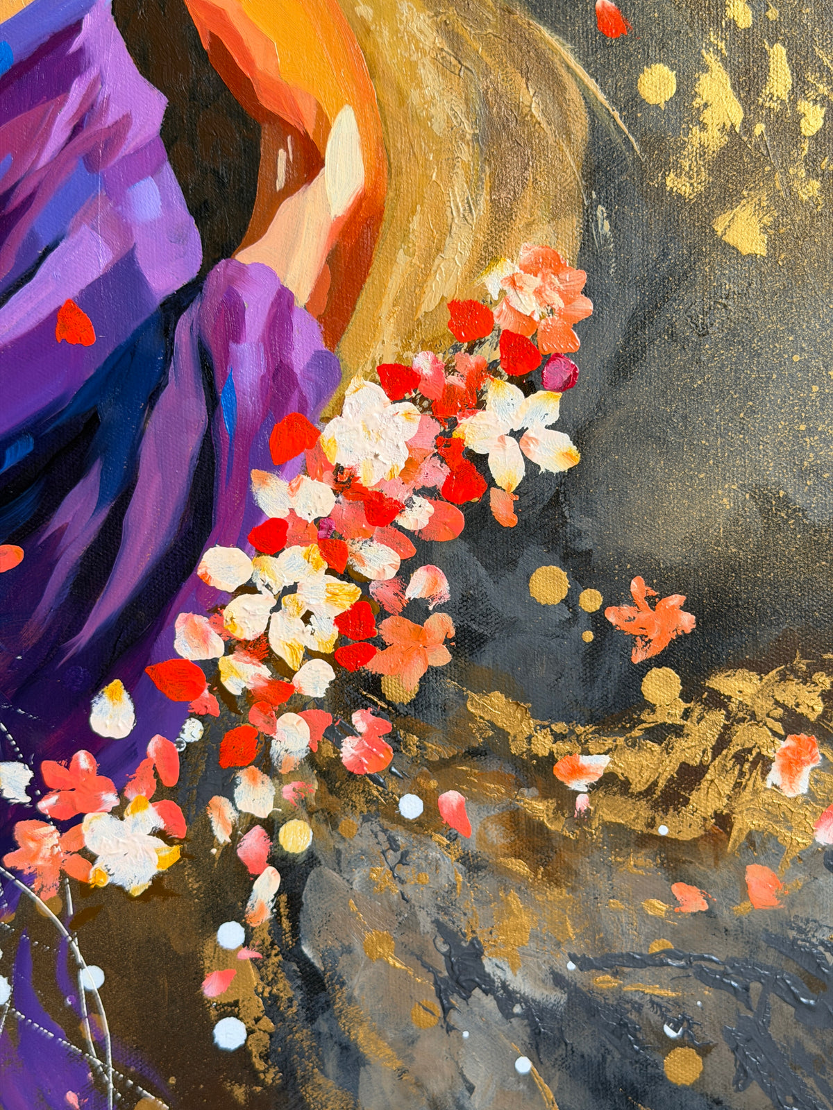 Heart of Gold Original Painting