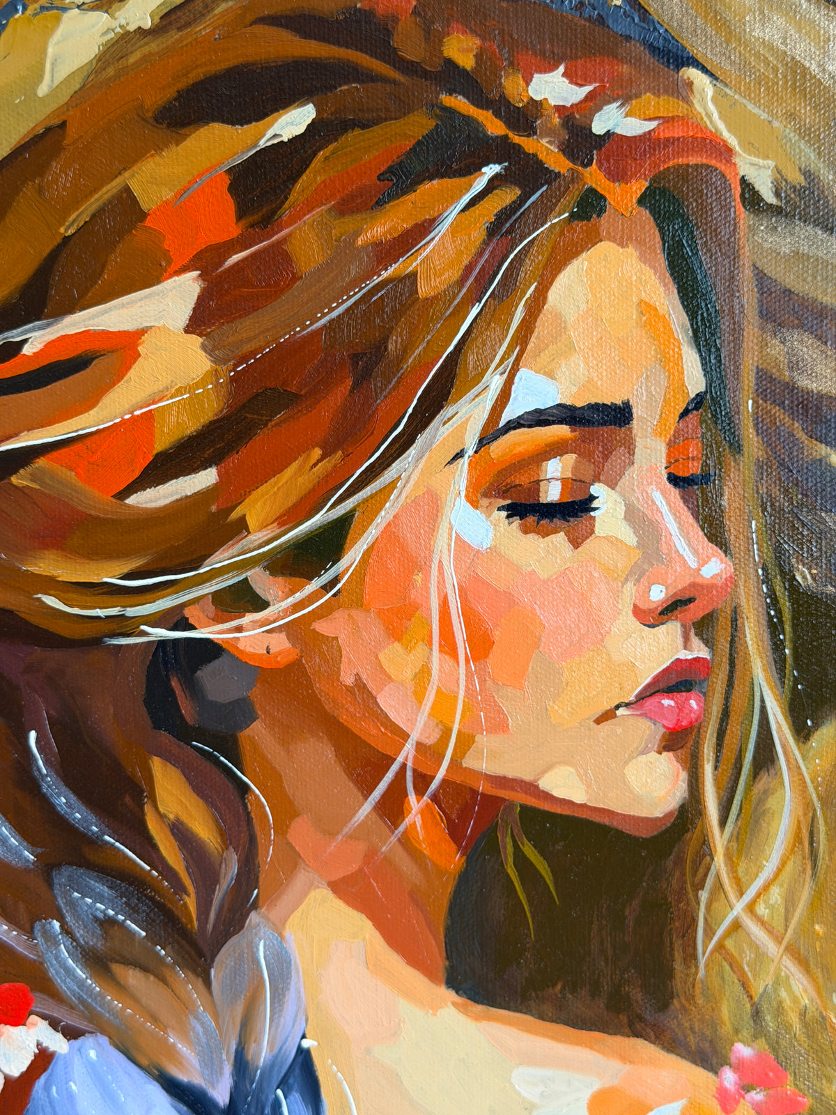 Heart of Gold Original Painting