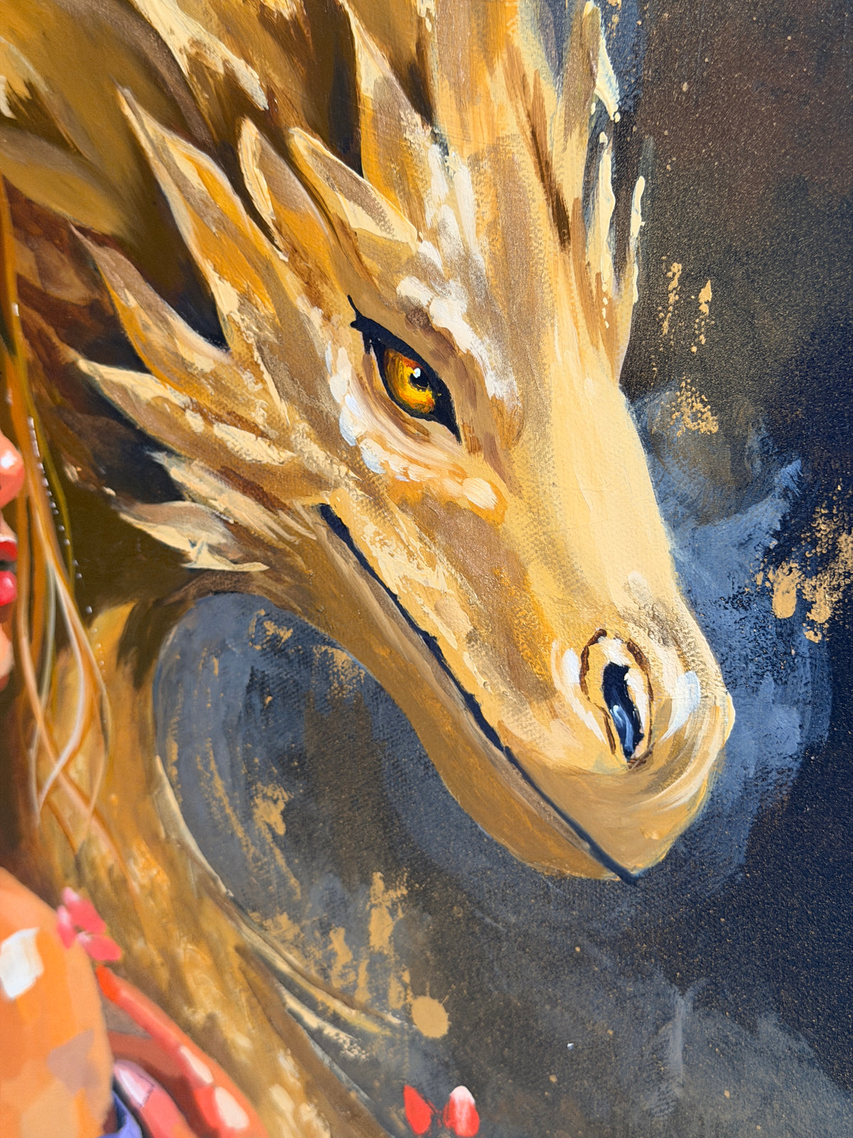 Heart of Gold Original Painting
