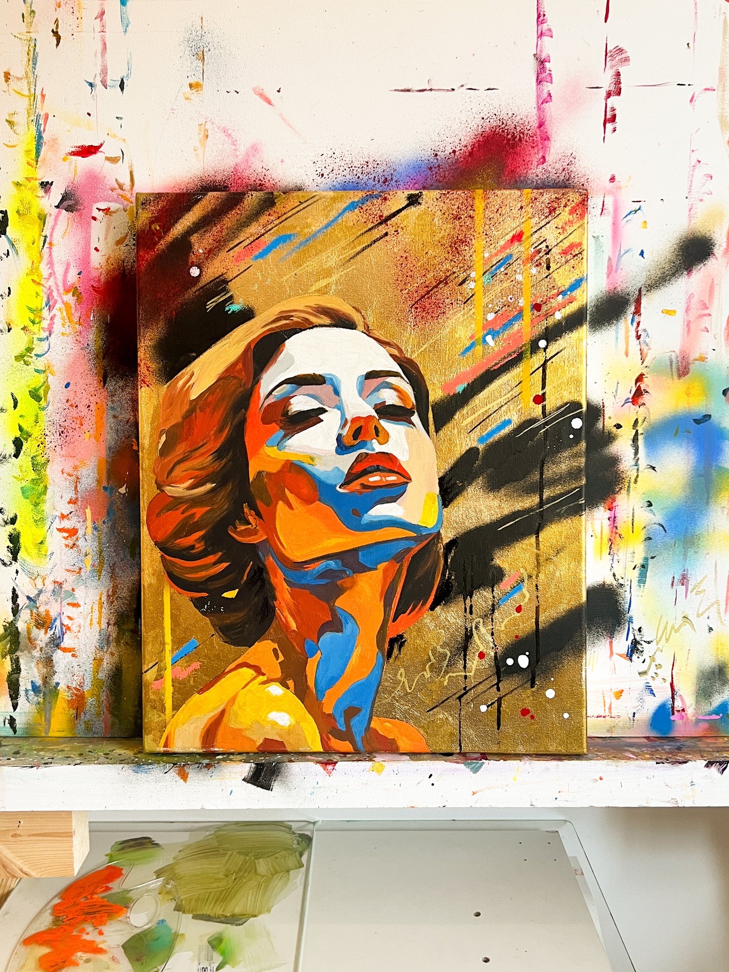 Rising Aurum Original Painting