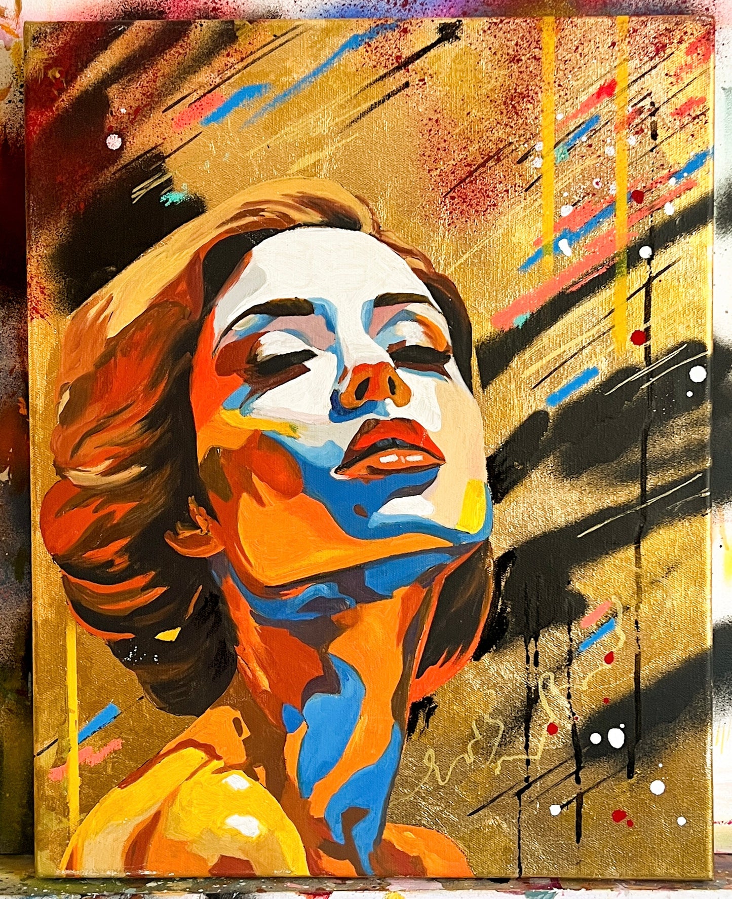 Rising Aurum Original Painting
