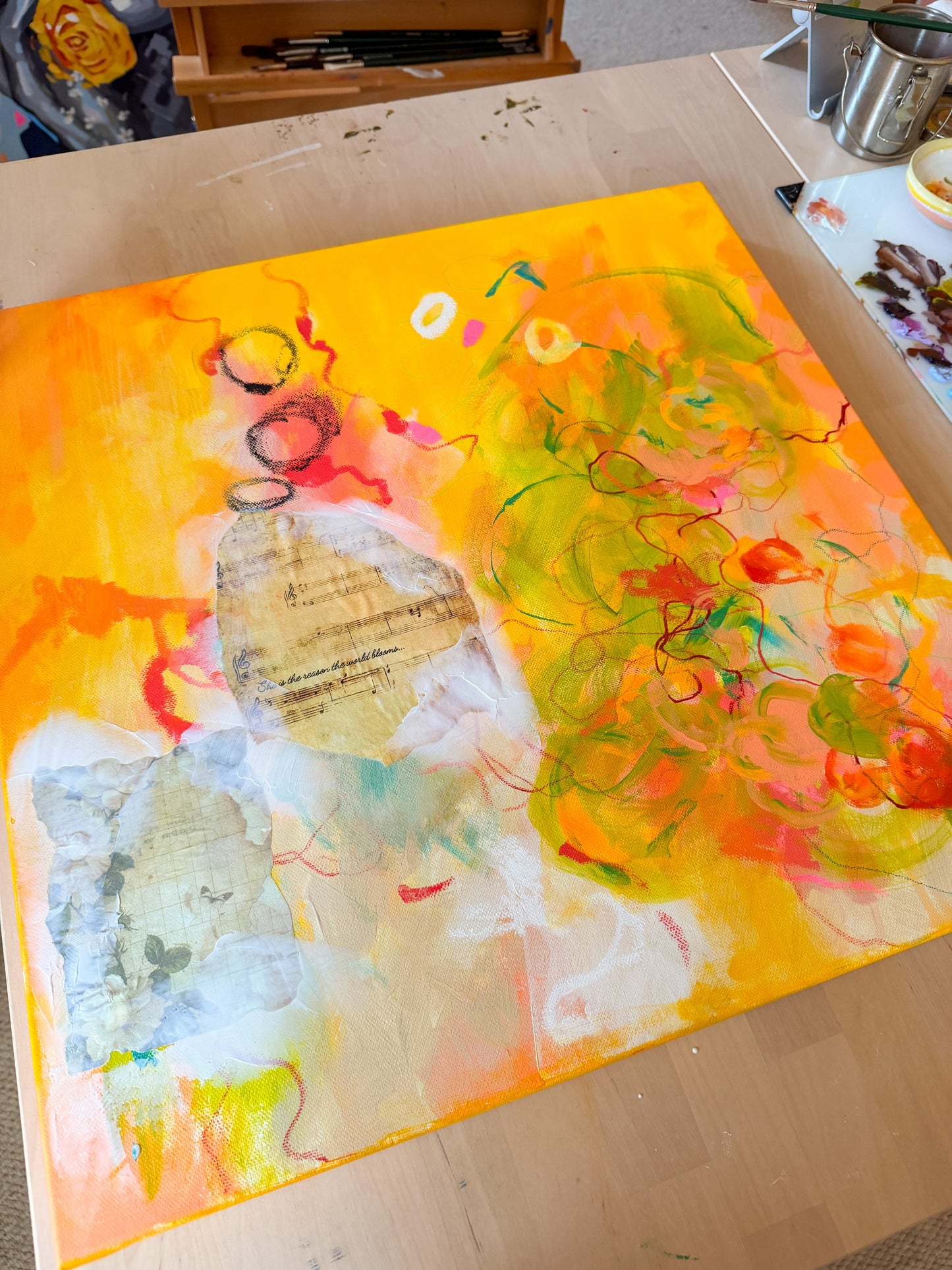 Amber Daydream Original Painting