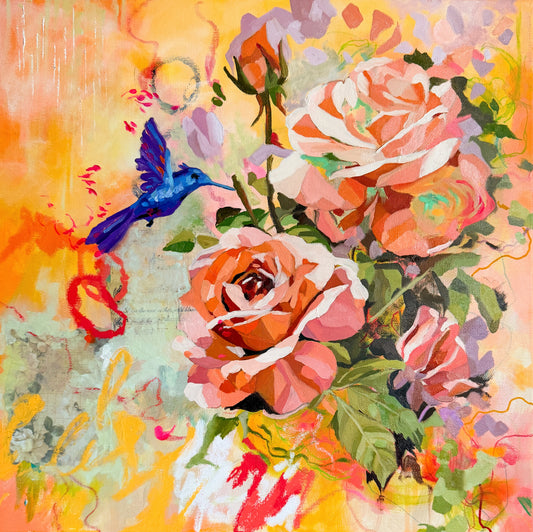 Amber Daydream Original Painting