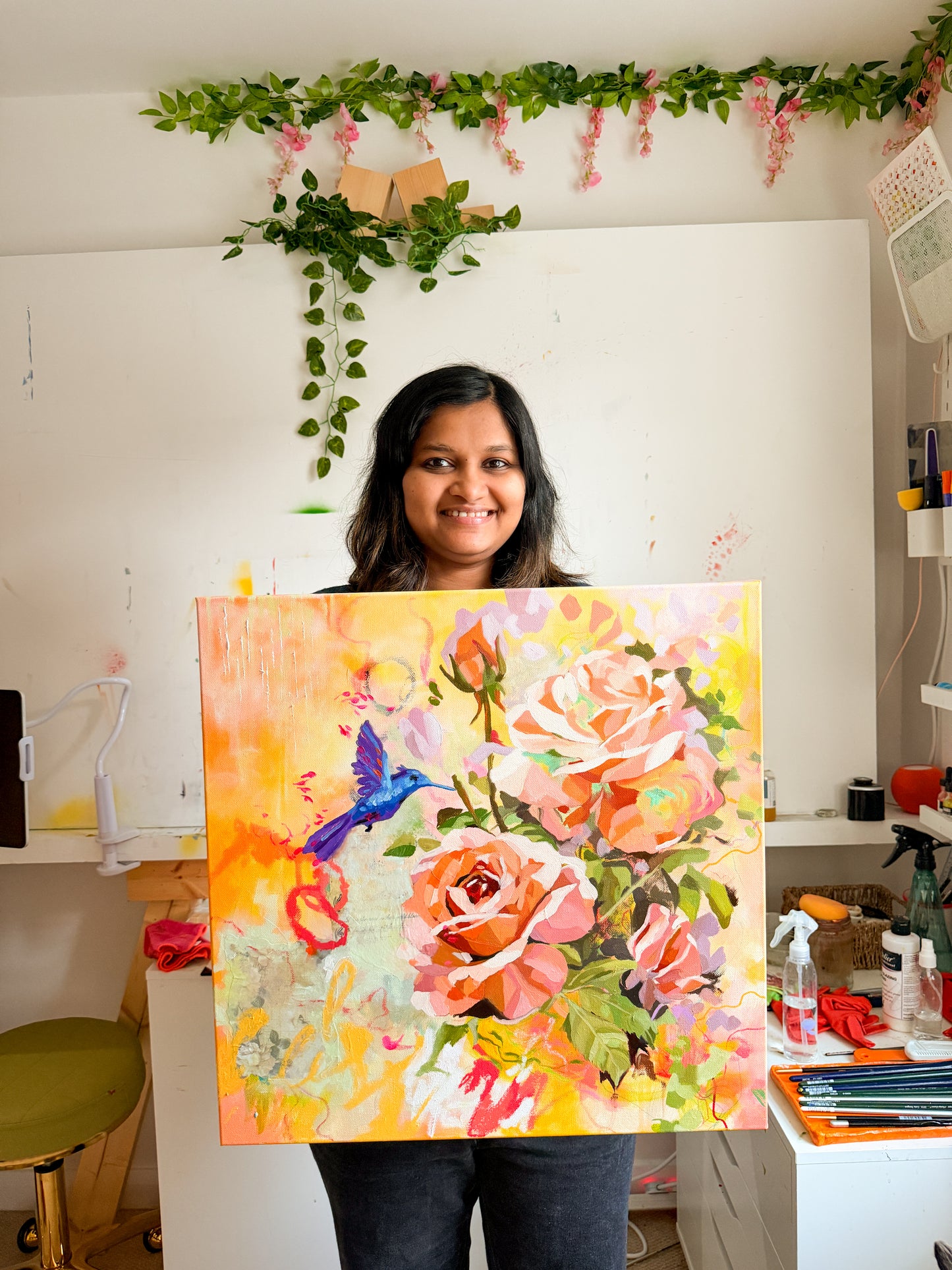 Amber Daydream Original Painting